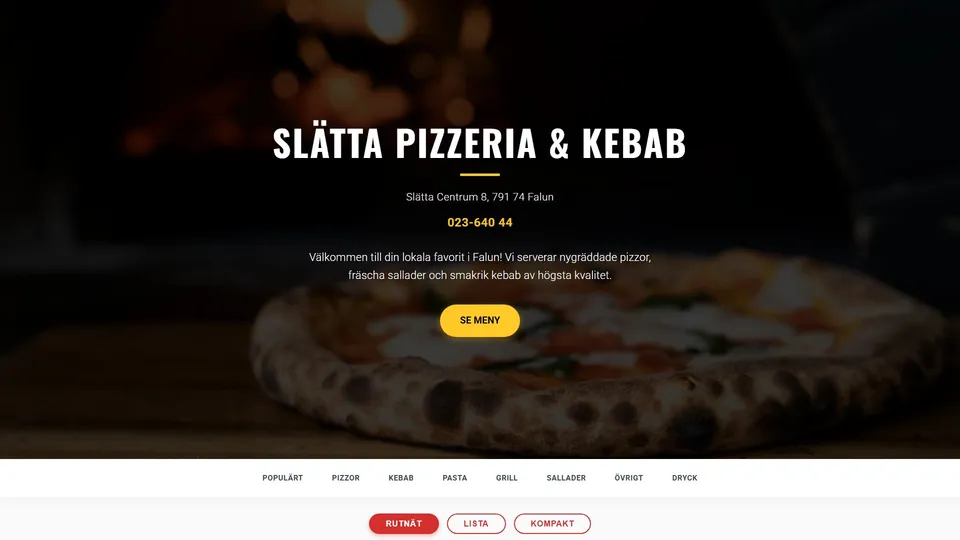 Slätta Pizzeria